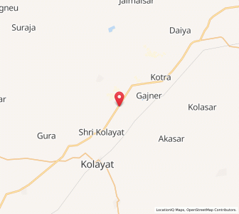 Map of Golri, Rajasthan