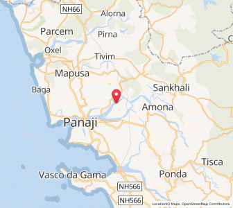Map of Goltim, Goa