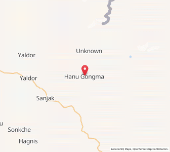 Map of Goma Hanu, Kashmir