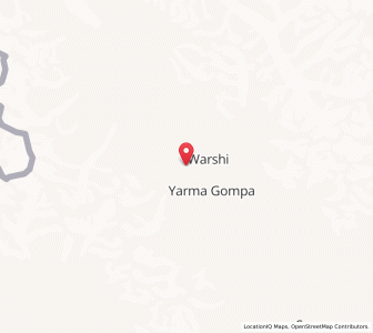 Map of Gompa, Kashmir