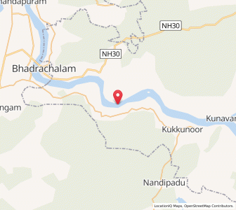Map of Gompalle, Andhra Pradesh