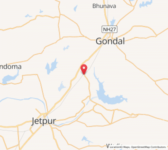 Map of Gomta, Gujarat