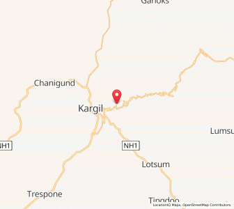 Map of Gond, Kashmir