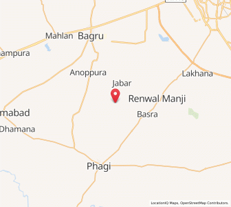 Map of Gondi, Rajasthan