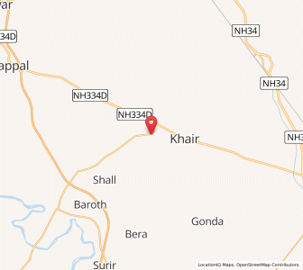 Map of Gonmat, Uttar Pradesh