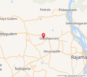 Map of Gopalapuram, Andhra Pradesh