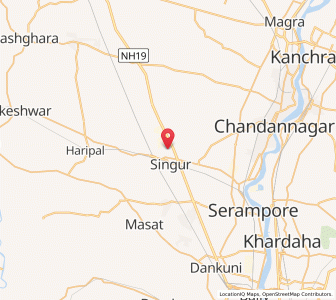 Map of Gopalnagar, West Bengal