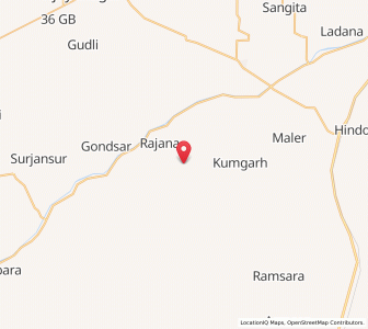 Map of Gopalsar, Rajasthan