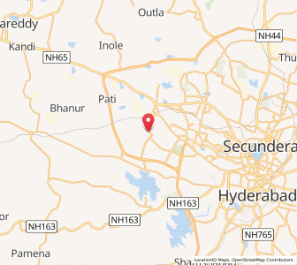 Map of Gopanpalli, Andhra Pradesh