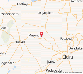 Map of Gopavaram, Andhra Pradesh