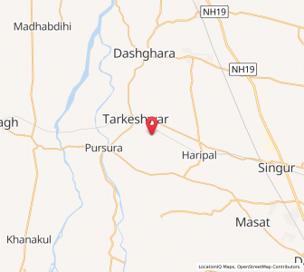 Map of Gopdanga, West Bengal
