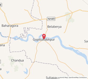 Map of Gopiballabhpur, West Bengal