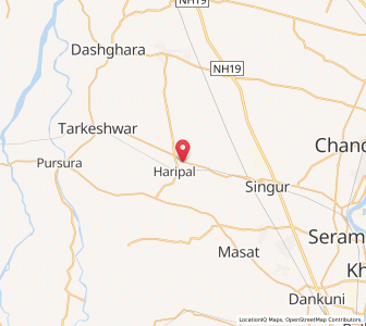 Map of Gopinagar, West Bengal