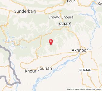 Map of Gopiwala, Kashmir