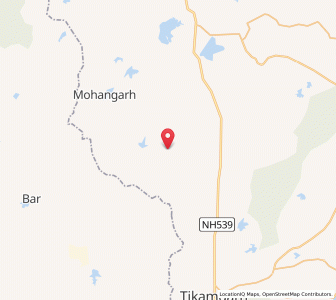 Map of Gor, Madhya Pradesh