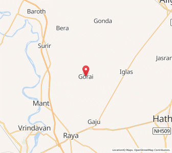 Map of Gorai, Uttar Pradesh