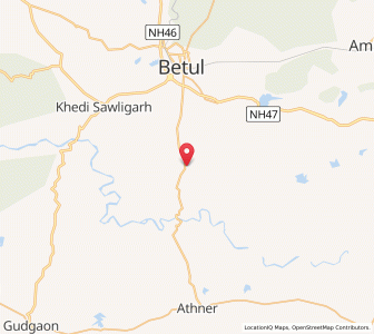 Map of Gorakhar, Madhya Pradesh