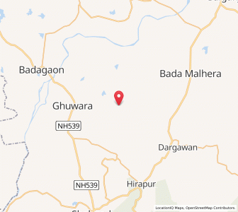Map of Gorakhpura, Madhya Pradesh