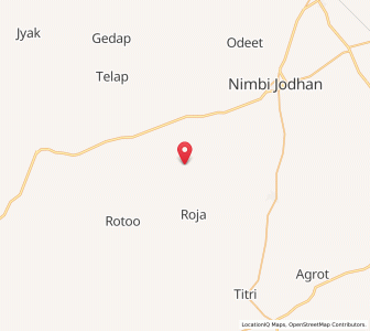 Map of Gorau, Rajasthan