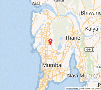 Map of Goregaon East, Maharashtra