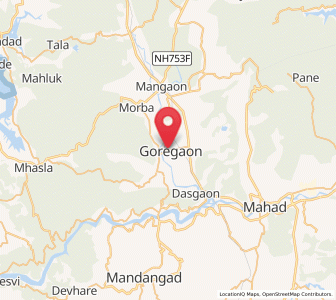 Map of Goregaon, Maharashtra