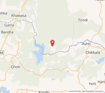 Map of Goreghat, Maharashtra