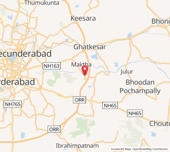 Map of Gorelli, Andhra Pradesh