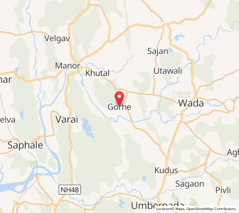 Map of Gorhe, Maharashtra