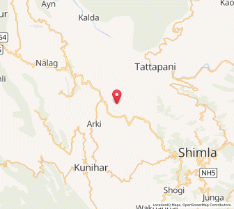 Map of Gori, Himachal Pradesh