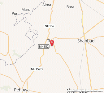 Map of Gorkha, Haryana