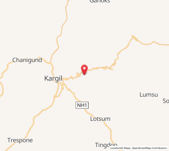 Map of Gorpung, Kashmir