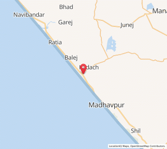 Map of Gorsar, Gujarat