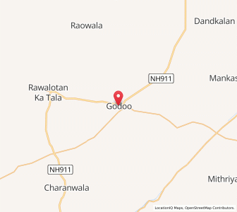 Map of Goru, Rajasthan