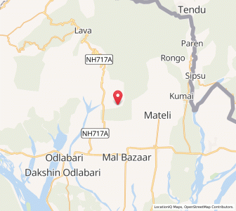 Map of Gorubathan, West Bengal