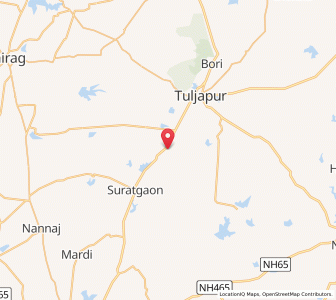 Map of Gosaiwadi, Maharashtra