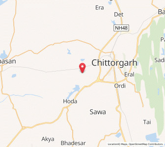 Map of Gosunda, Rajasthan