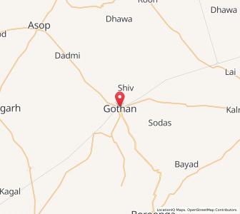 Map of Gotan, Rajasthan