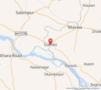 Map of Gothini, Uttar Pradesh