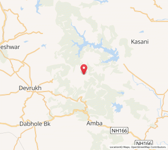 Map of Gothna, Maharashtra