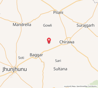 Map of Gothri, Rajasthan