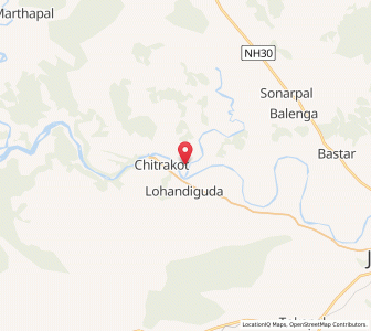 Map of Gotia, Andhra Pradesh