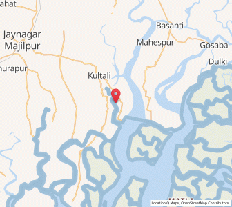 Map of Gouripur, West Bengal