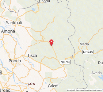 Map of Govanem, Goa