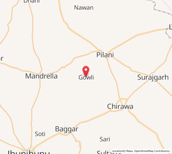 Map of Gowali, Rajasthan