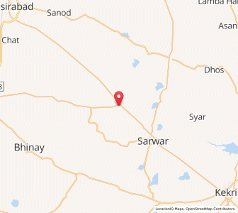 Map of Goyala, Rajasthan
