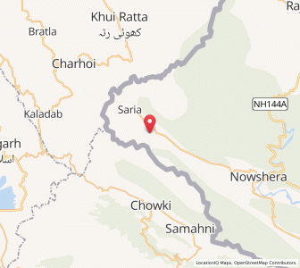 Map of Gran, Kashmir