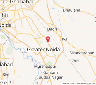 Map of Greater Noida, Uttar Pradesh
