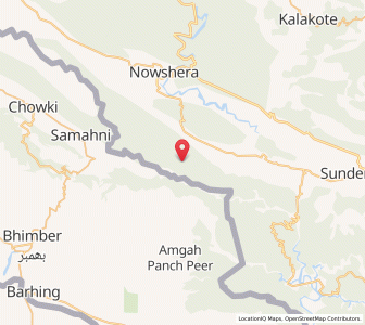 Map of Grund Gala, Kashmir