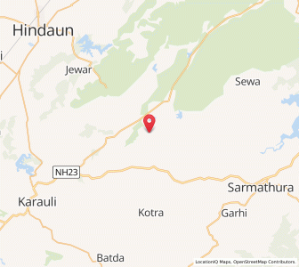 Map of Gubrenda, Rajasthan