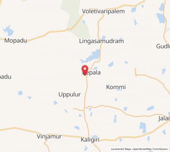 Map of Gudavallaru, Andhra Pradesh